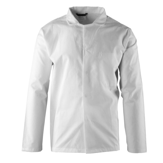 BLUZA ROZPINANA KRAJAN HACCP MĘSKA - BIAŁY