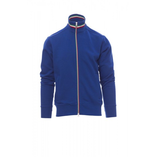 BLUZA ROZPINANA MĘSKA NAZIONALE - KRÓLEWSKI NIEBIESKI/WŁOCHY