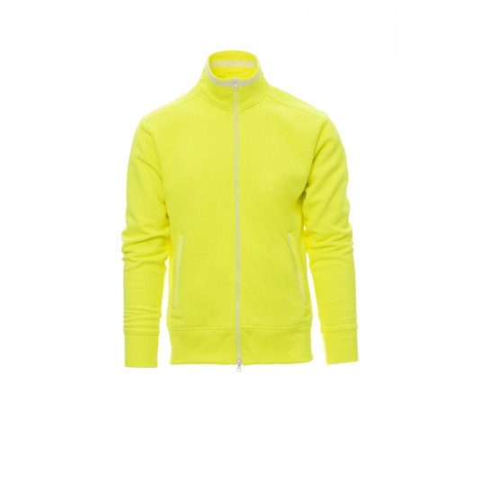 BLUZA ROZPINANA MĘSKA SYDNEY FLUO - ŻÓŁTY FLUO/BIAŁY