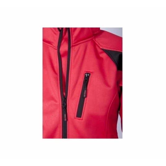 BLUZA SOFTSHELL CXS OLYMPIA DAMSKA - CZERWONY