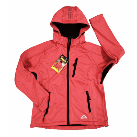 BLUZA SOFTSHELL CXS OLYMPIA DAMSKA - CZERWONY
