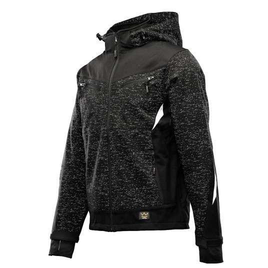 BLUZA SOFTSHELL SEVEN KINGS CROSS - CZARNY