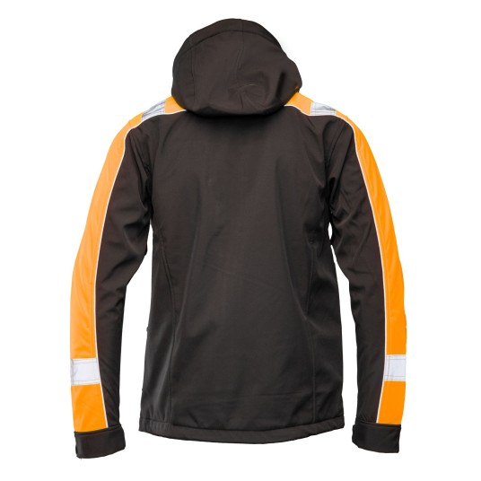 BLUZA SOFTSHELL SEVEN KINGS RIVAL - CZARNY-POMARAŃCZOWY