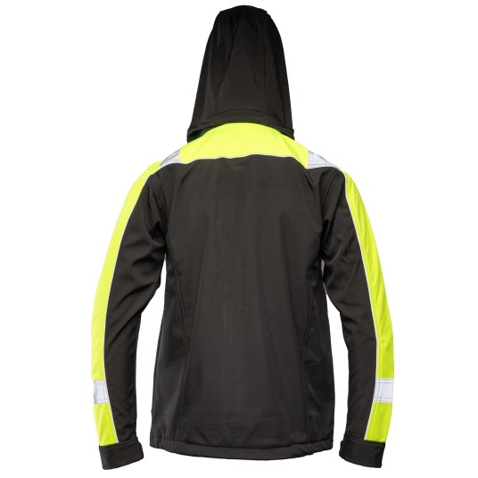 BLUZA SOFTSHELL SEVEN KINGS RIVAL - CZARNY-ŻÓŁTY
