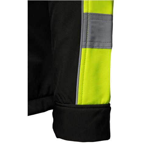 BLUZA SOFTSHELL SEVEN KINGS RIVAL - CZARNY-ŻÓŁTY