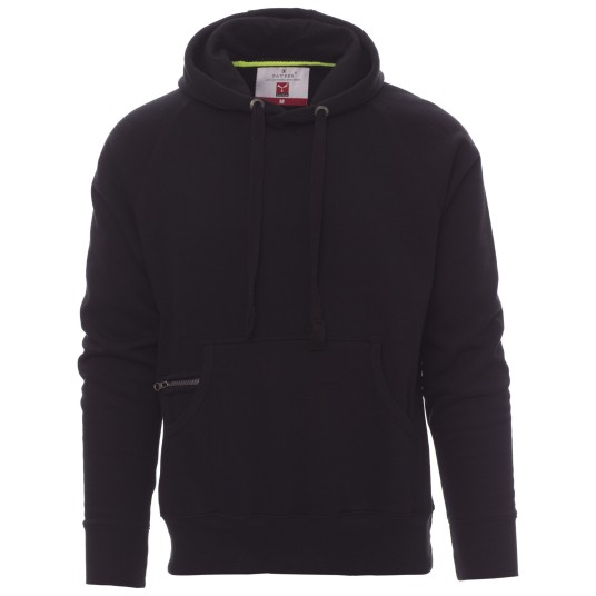 BLUZA Z KAPTUREM ATLANTA+ - CZARNY