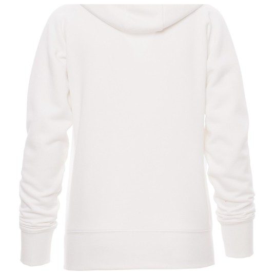 BLUZA Z KAPTUREM ATLANTA+LADY - BIAŁY