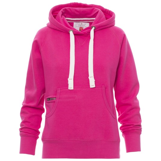 BLUZA Z KAPTUREM ATLANTA+LADY - FUKSJOWY