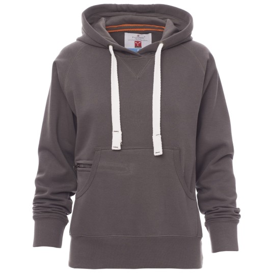 BLUZA Z KAPTUREM ATLANTA+LADY - ZADYMIONY