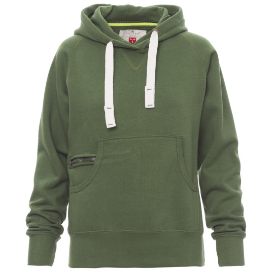 BLUZA Z KAPTUREM ATLANTA+LADY - ZIELONY BUTELKOWY