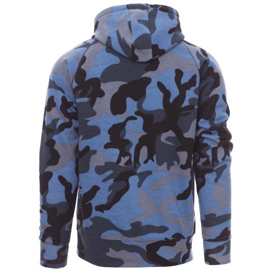 BLUZA Z KAPTUREM ATLANTA+ - NIEBIESKI MORO