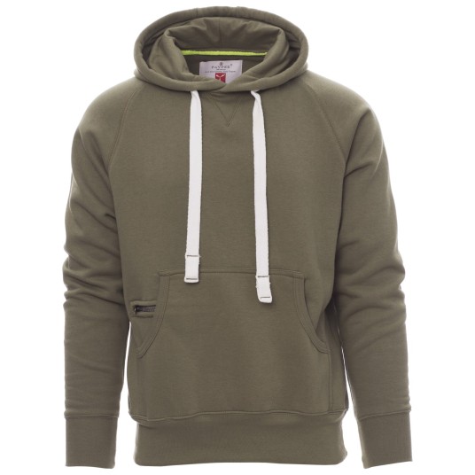 BLUZA Z KAPTUREM ATLANTA+ - ZIELONY WOJSKOWY