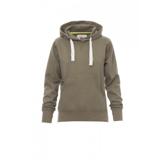 BLUZA Z KAPTUREM DAMSKA ATLANTA+LADY - ZIELONY WOJSKOWY