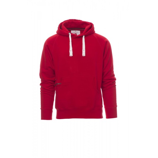 BLUZA Z KAPTUREM MĘSKA ATLANTA+ - CZERWONY