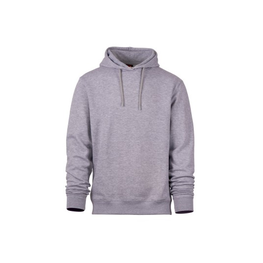 BLUZA Z KAPTUREM MĘSKA TORRANCE - SZARY MELANŻ