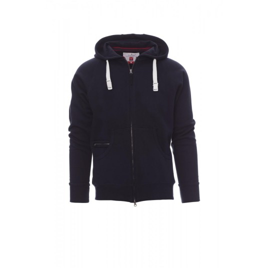 BLUZA Z KAPTUREM ROZPINANA MĘSKA DALLAS+ - GRANATOWY