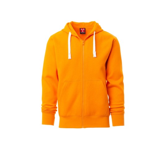 BLUZA Z KAPTUREM ROZPINANA MĘSKA PORTLAND - POMARAŃCZOWY