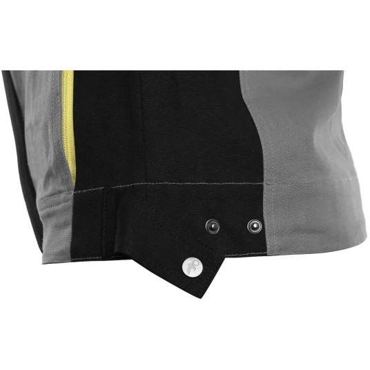 BLUZA ZIMOWA CXS STRETCH MĘSKA - SZARO-CZARNY