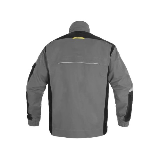 BLUZA ZIMOWA CXS STRETCH MĘSKA - SZARO-CZARNY