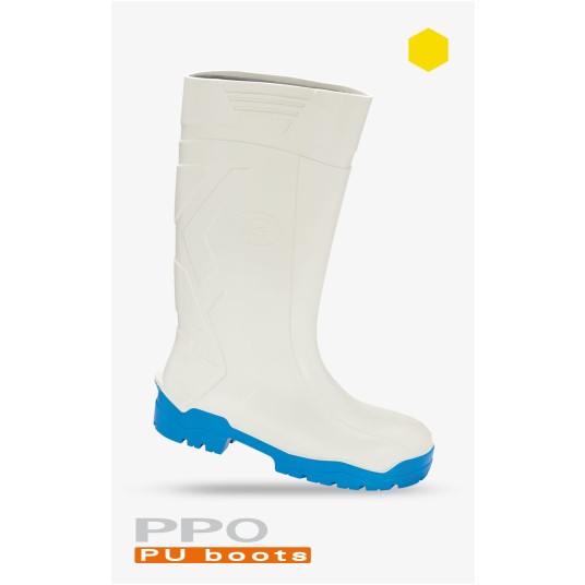 BUTY 1044 Z POLIURETANU Z METAL. PODNOSKIEM