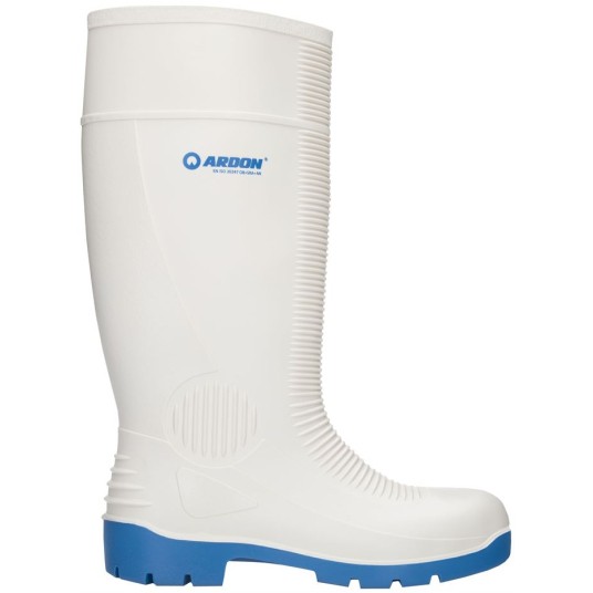 BUTY GUMOWE WHITEFISH OB - BIAŁO-NIEBIESKI