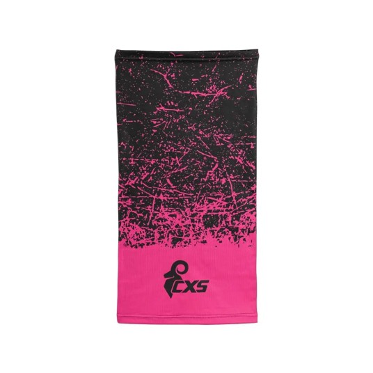 CHUSTA WIELOFUNKCYJNA CXS LORY - 23X45CM - CZARNO-RÓŻOWY