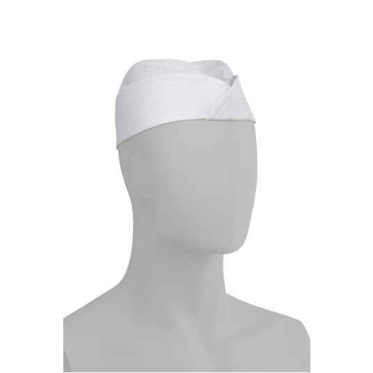 CZAPKA / BANDANA KUCHARSKA GINGER - BIAŁY