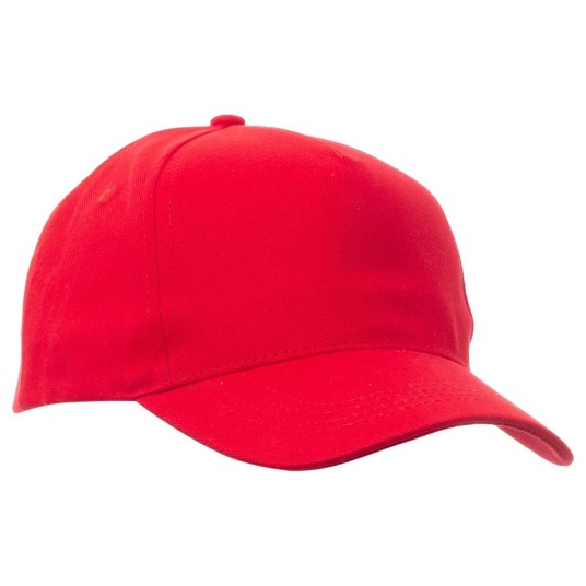 CZAPKA Z DASZKIEM 5P DENVER - CZERWONY