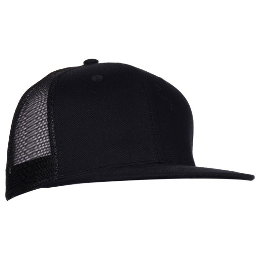 CZAPKA Z DASZKIEM 6P BROOKLYN - CZARNY-CZARNY