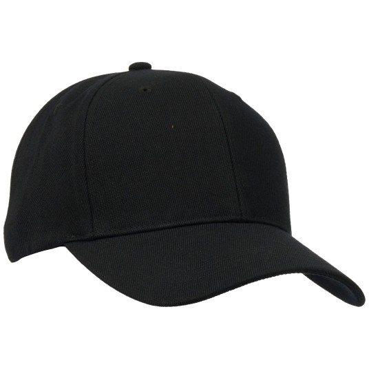 CZAPKA Z DASZKIEM 6P CINCINNATI - CZARNY