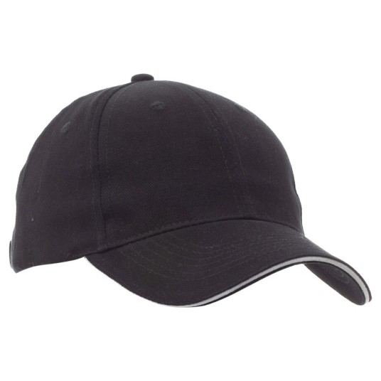 CZAPKA Z DASZKIEM 6P MINNESOTA YOUTH - CZARNY-BIAŁY