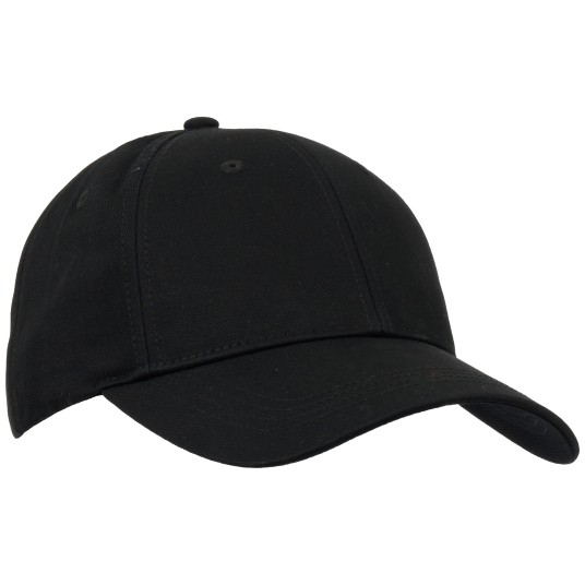 CZAPKA Z DASZKIEM 6P SANTA MONICA - CZARNY