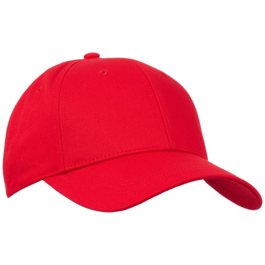 CZAPKA Z DASZKIEM 6P SANTA MONICA - CZERWONY