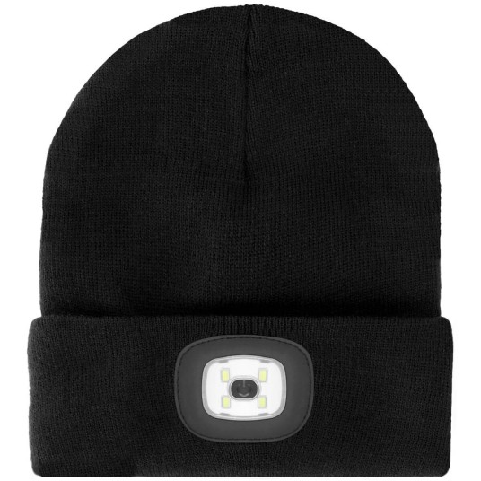 CZAPKA ZIMOWA AKRYLOWA DZIANA LED BLACK