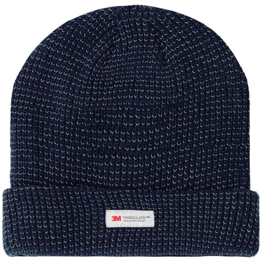 CZAPKA ZIMOWA DZIANA GRANATOWA ODBLASKOWA