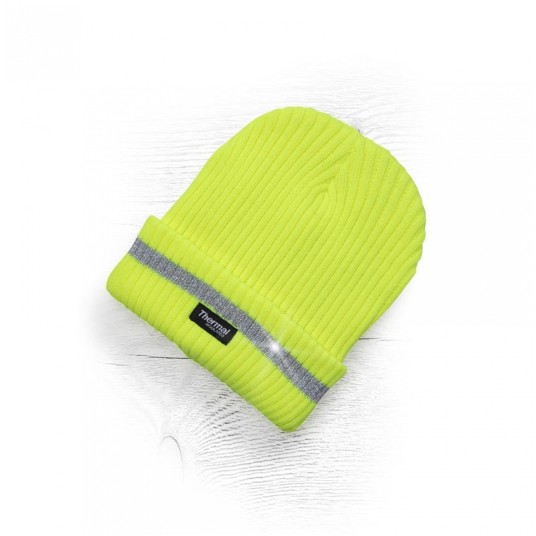 CZAPKA ZIMOWA DZIANA +POLAR HI-VIZ SPARK FLUOŻÓŁTA