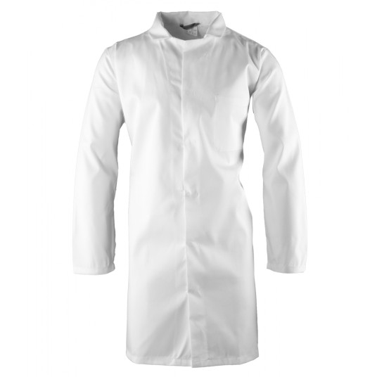 FARTUCH BRIXTON WHITE HACCP MĘSKI - BIAŁY
