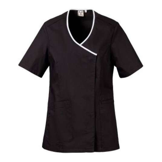 FARTUCH KOSMETYCZNY AGATE LADY - CZARNY-BIAŁY