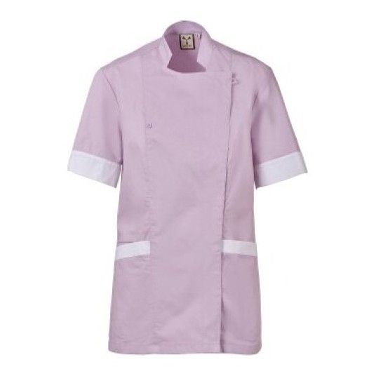 FARTUCH KOSMETYCZNY AMBER MESH LADY - LILIOWY-BIAŁY