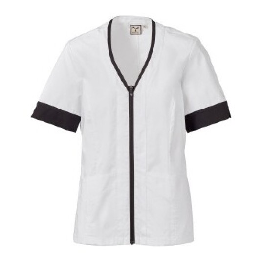 FARTUCH KOSMETYCZNY GIADA LADY - BIAŁY-CZARNY