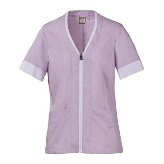 FARTUCH KOSMETYCZNY GIADA LADY - LILIOWY-BIAŁY