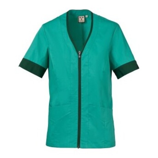 FARTUCH KOSMETYCZNY GIADA LADY - SZMARAGDOWY ZIELONY-ZIELONY