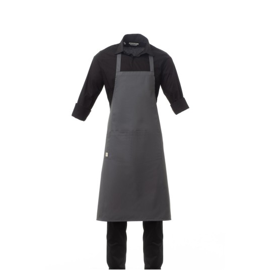 FARTUCH KUCHARSKI BOUTIQUE - ŻELAZNY SZARY