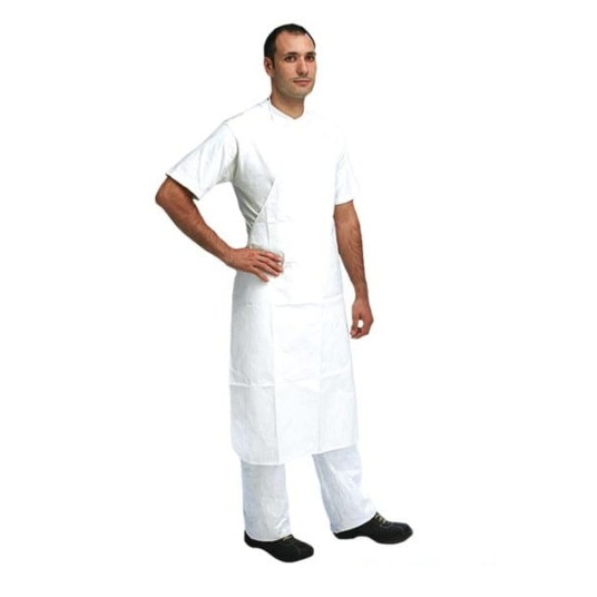 FARTUCH PRZEDNI TYVEK PA30L0 - BIAŁY