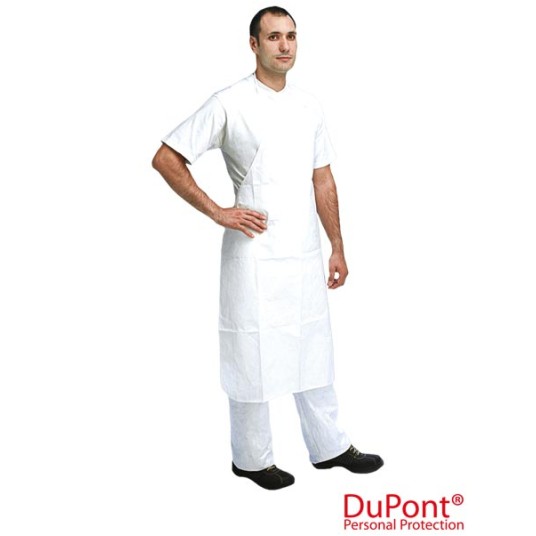 FARTUCH PRZEDNI TYVEK PA30L0 - BIAŁY