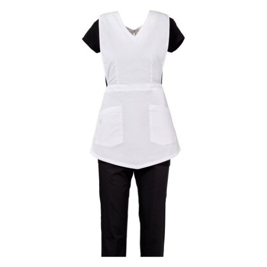 FARTUCH SERWISOWY ROSE LADY - BIAŁY - U