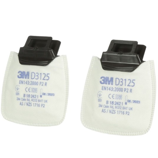 FILTR PRZECIWPYŁOWY 3M D3125 SECURE CLICK P2 R
