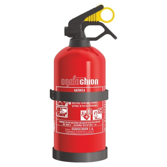 GAŚNICA PROSZKOWA 1 KG GP-1z BC Z WIESZAKIEM