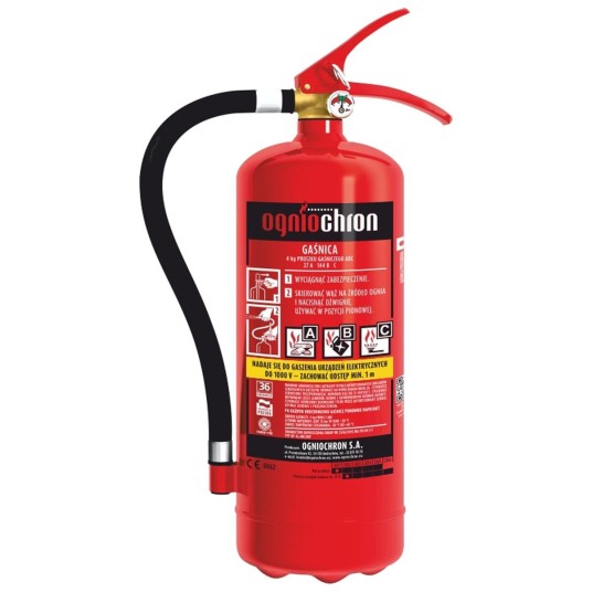 GAŚNICA PROSZKOWA 6 KG GP-6x ABC/MP