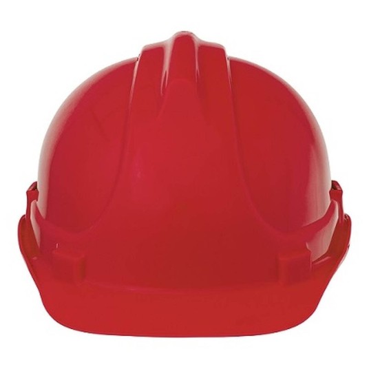 HEŁM PRZEMYSŁOWY BRATEK-3 Z PASKIEM CZERWONY